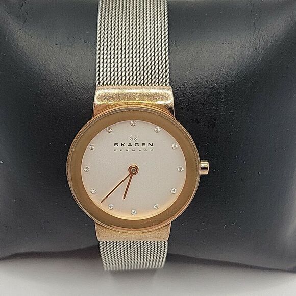 Skagen Freja 358SRSC Womens Stainless Steel Analog Dial Quartz Wrist Watch AM586 main image 7